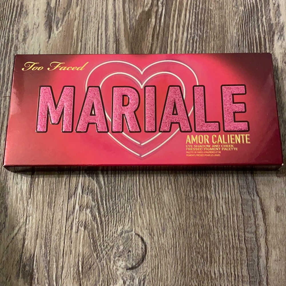 Too Faced Mariale Palette, never used